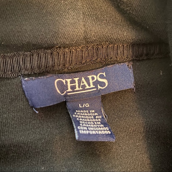 Chaps Cowl Neck Long Sleeve Christmas Holiday Sweater - Picture 3 of 8